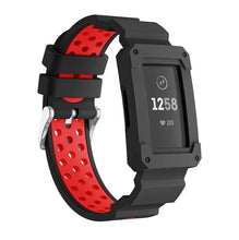 Load image into Gallery viewer, Breathable Silicone Fitbit Band &amp; Case For Charge 3 &amp; 4 - 10 color options Axios Bands
