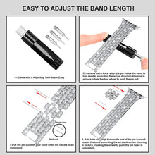 Load image into Gallery viewer, Case + Stainless Steel Metal Apple Watch Bands - 12 color options 38mm - 49mm Axios Bands