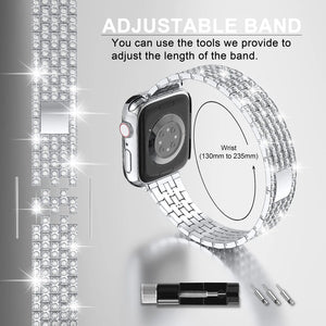 Case + Stainless Steel Metal Apple Watch Bands - 12 color options 38mm - 49mm Axios Bands
