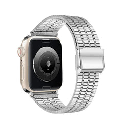 Classic Stainless Steel Metal Strap for Apple Watch Band– Model APB1300 - 6 Shades - 