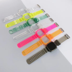 Clear Fitbit Band For Versa 3 / 4 - Sense 1 / 2  (6 color options) Axios Bands