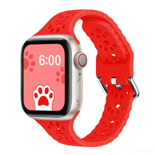 Load image into Gallery viewer, Dog Paw Silicone Apple Watch Bands - 16 color options 38mm - 49mm Axios Bands
