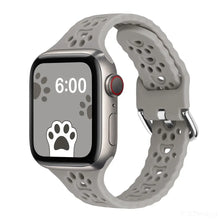Load image into Gallery viewer, Dog Paw Silicone Apple Watch Bands - 16 color options 38mm - 49mm Axios Bands

