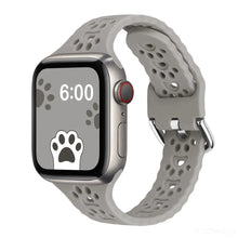 Load image into Gallery viewer, Dog Paw Silicone Apple Watch Bands - 16 color options 38mm - 49mm Axios Bands