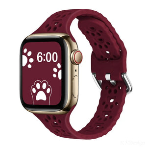 Dog Paw Silicone Apple Watch Bands - 16 color options 38mm - 49mm Axios Bands