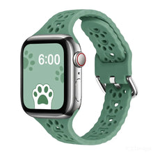 Load image into Gallery viewer, Dog Paw Silicone Apple Watch Bands - 16 color options 38mm - 49mm Axios Bands
