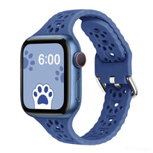 Load image into Gallery viewer, Dog Paw Silicone Apple Watch Bands - 16 color options 38mm - 49mm Axios Bands
