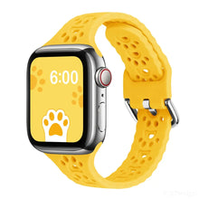 Load image into Gallery viewer, Dog Paw Silicone Apple Watch Bands - 16 color options 38mm - 49mm Axios Bands
