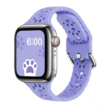 Load image into Gallery viewer, Dog Paw Silicone Apple Watch Bands - 16 color options 38mm - 49mm Axios Bands
