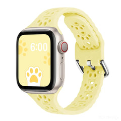 Dog Paw Silicone Apple Watch Bands - 16 color options 38mm - 49mm - 