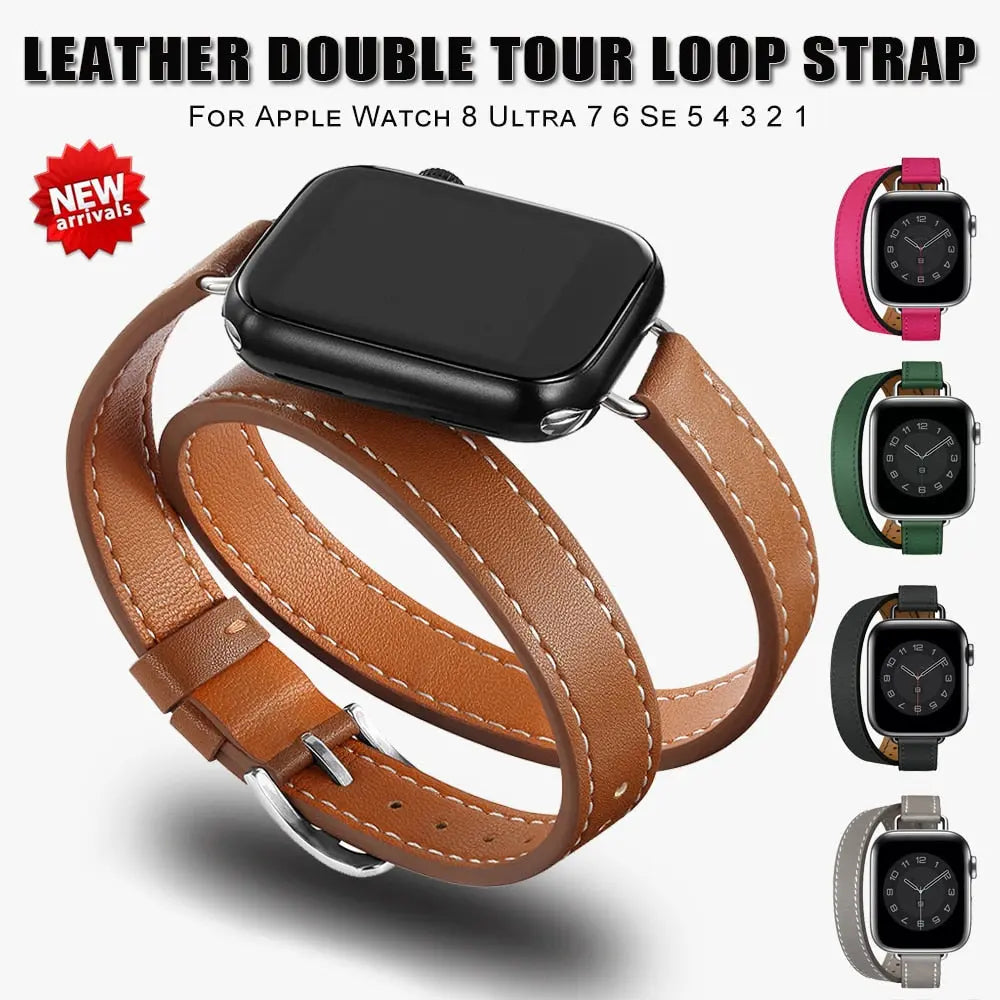 Double wrap apple watch band 38mm best sale