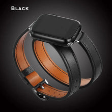 Load image into Gallery viewer, Double Wrap Leather Apple Watch Bands - 15 color options 38mm - 49mm Axios Bands