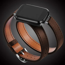 Load image into Gallery viewer, Double Wrap Leather Apple Watch Bands - 15 color options 38mm - 49mm Axios Bands