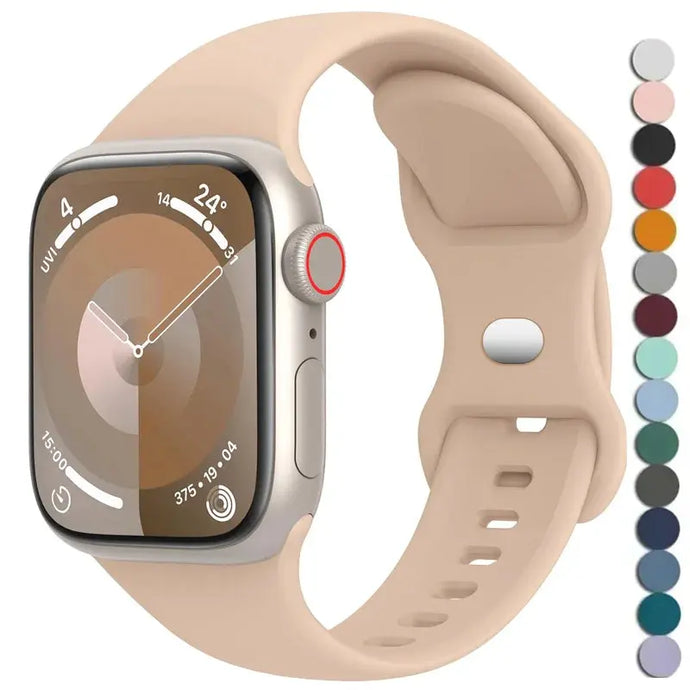 Durable Silicone Strap for Apple Watch Band 38mm to 49mm - 49 Colors Axios Bands
