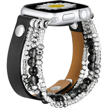 Load image into Gallery viewer, Elastic Beaded Leather Bracelet for Apple Watch Band - 5 Colors Axios Bands
