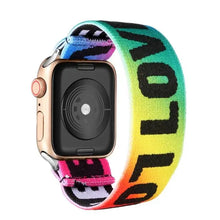 Load image into Gallery viewer, Elastic Nylon Apple Watch Bands - 32 color options 38mm - 49mm Axios Bands