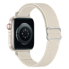 Slim Elastic Nylon Fabric Apple Watch Bands - 7 color options 38mm - 49mm -