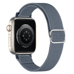 Slim Elastic Nylon Fabric Apple Watch Bands - 7 color options 38mm - 49mm -