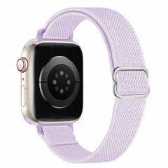 Slim Elastic Nylon Fabric Apple Watch Bands - 7 color options 38mm - 49mm -