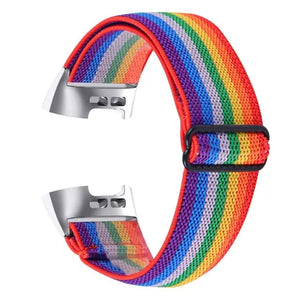 Elastic Nylon Fitbit Band For Charge 3 & 4 - twelve color options Axios Bands