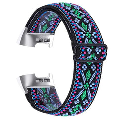 Elastic Nylon Fitbit Band For Charge 3 & 4 - twelve color options - 