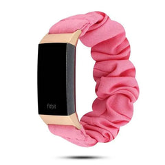 Elastic Scrunchie Fitbit Band For Charge 3 & 4 - eight color options - 