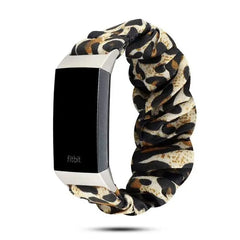 Elastic Scrunchie Fitbit Band For Charge 3 & 4 - eight color options - 