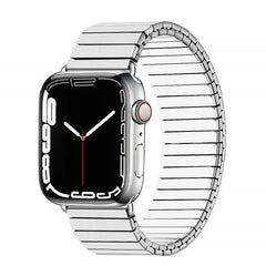 Elastic Stretchy Stainless Steel Metal Apple Watch Bands - 2 color options 38mm - 49mm -