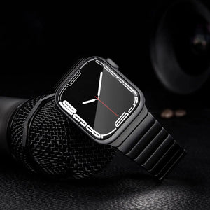 Elegant Starlight Stainless Steel Link Strap for Apple Watch Band 38mm to 49mm - 8 Colors Axios Bands