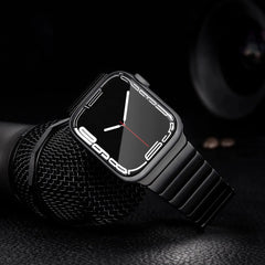 Elegant Starlight Stainless Steel Link Strap for Apple Watch Band 38mm to 49mm - 8 Colors - 