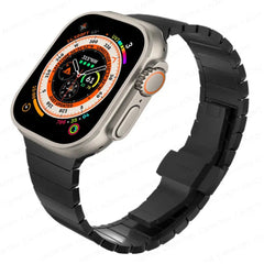 Elegant Starlight Stainless Steel Link Strap for Apple Watch Band 38mm to 49mm - 8 Colors - 