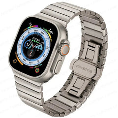 Elegant Starlight Stainless Steel Link Strap for Apple Watch Band 38mm to 49mm - 8 Colors - 