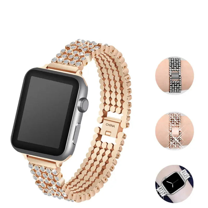 Elegant Women's Diamond Strap for Apple Watch Band - 3 Colors Axios Bands