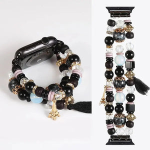 Fashion Beads Jewelry Bracelet Strap for Apple Watch Band - 36 Colors Axios Bands