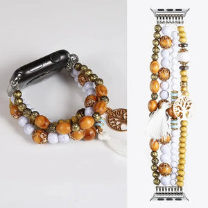 Fashion Beads Jewelry Bracelet Strap for Apple Watch Band - 36 Colors Axios Bands