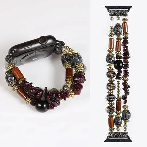 Fashion Beads Jewelry Bracelet Strap for Apple Watch Band - 36 Colors Axios Bands