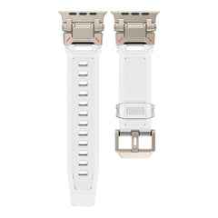 Faux Titanium TPU Silicone Sport Strap for Apple Watch Band 12 Color Options 38 - 49mm - 