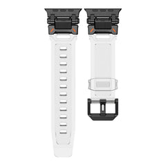 Faux Titanium TPU Silicone Sport Strap for Apple Watch Band 12 Color Options 38 - 49mm - 
