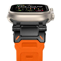 Faux Titanium TPU Silicone Sport Strap for Apple Watch Band 12 Color Options 38 - 49mm - 