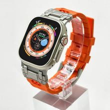 Load image into Gallery viewer, Flexi Silicone Sport Strap with Metal Connector for Apple Watch Band 42mm to 49mm - 16 Colors Axios Bands
