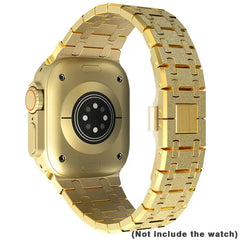 Frosted Stainless Steel Strap for Apple Watch Band 42mm to 49mm - 8 Colors - 