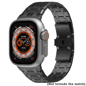 Frosted Stainless Steel Strap for Apple Watch Band 42mm to 49mm - 8 Colors Axios Bands