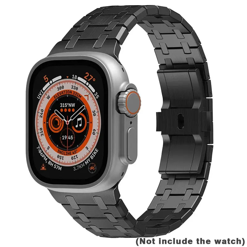 Frosted Stainless Steel Strap for Apple Watch Band 42mm to 49mm - 8 Colors Axios Bands