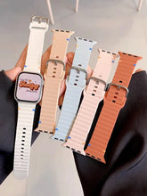 Load image into Gallery viewer, Glass Case + Silicone Sport Strap for Apple Watch Band 38mm to 46mm - 12 Colors Axios Bands
