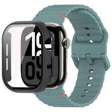 Load image into Gallery viewer, Glass Case + Silicone Sport Strap for Apple Watch Band 38mm to 46mm - 12 Colors Axios Bands
