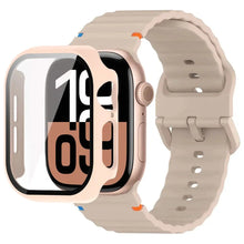 Load image into Gallery viewer, Glass Case + Silicone Sport Strap for Apple Watch Band 38mm to 46mm - 12 Colors Axios Bands
