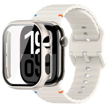 Load image into Gallery viewer, Glass Case + Silicone Sport Strap for Apple Watch Band 38mm to 46mm - 12 Colors Axios Bands
