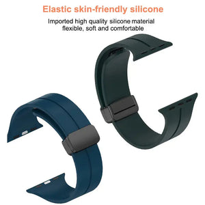 Glass+case+strap Magnetic Silicone Band -16 Color Options 40mm - 49mm Axios Bands