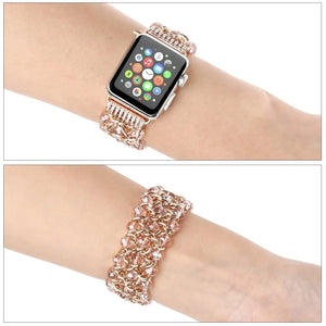 Glitter Zinc Alloy Apple Watch Band - 5 Color Options 38mm - 49mm Axios Bands