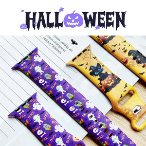 Halloween Silicone Apple Watch Band - 5 Color Options 38mm - 49mm Axios Bands